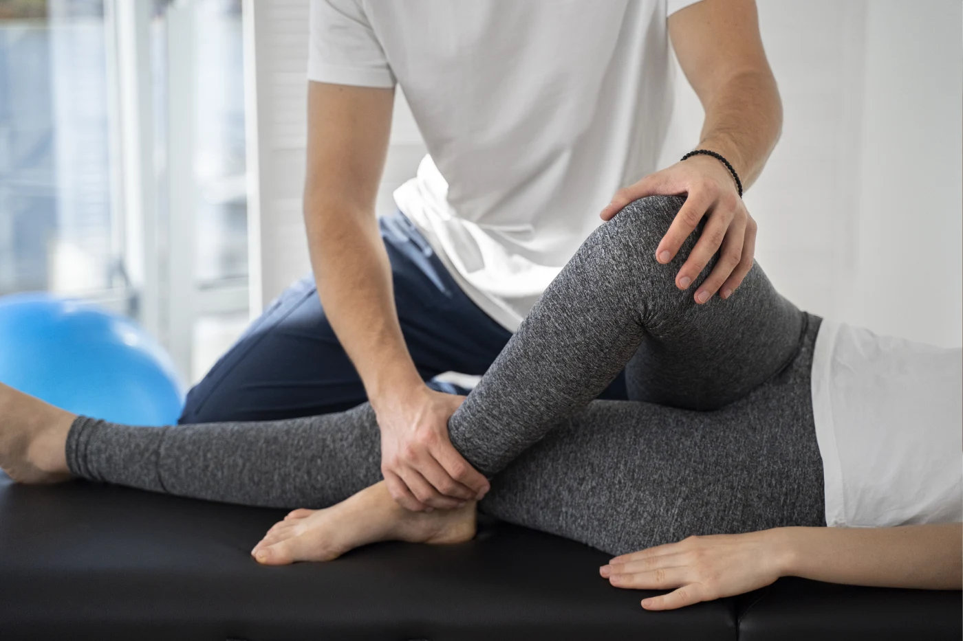 Chiropractor adjustment shoulder